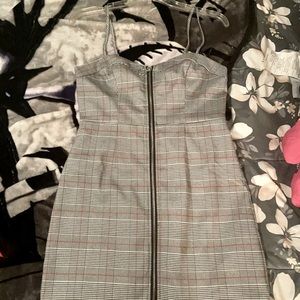 Plaid dress size small only worn once